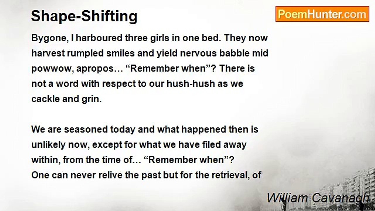 William Cavanagh - Shape-Shifting