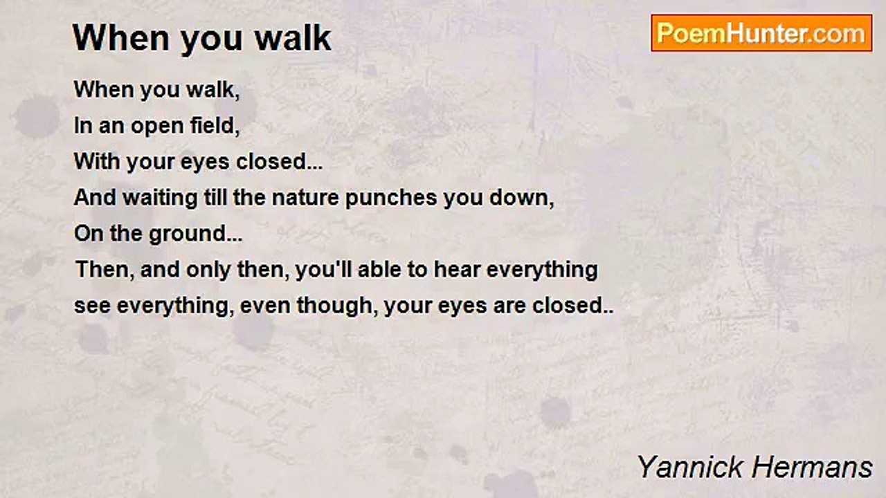 Yannick Hermans - When you walk