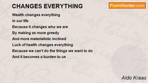 Aldo Kraas - CHANGES EVERYTHING