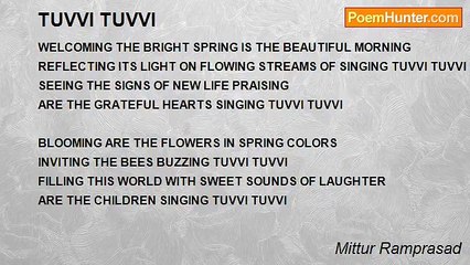 Mittur Ramprasad - TUVVI TUVVI