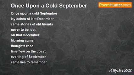 Kayla Koch - Once Upon a Cold September