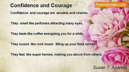 Susan T. Aparejo - Confidence and Courage