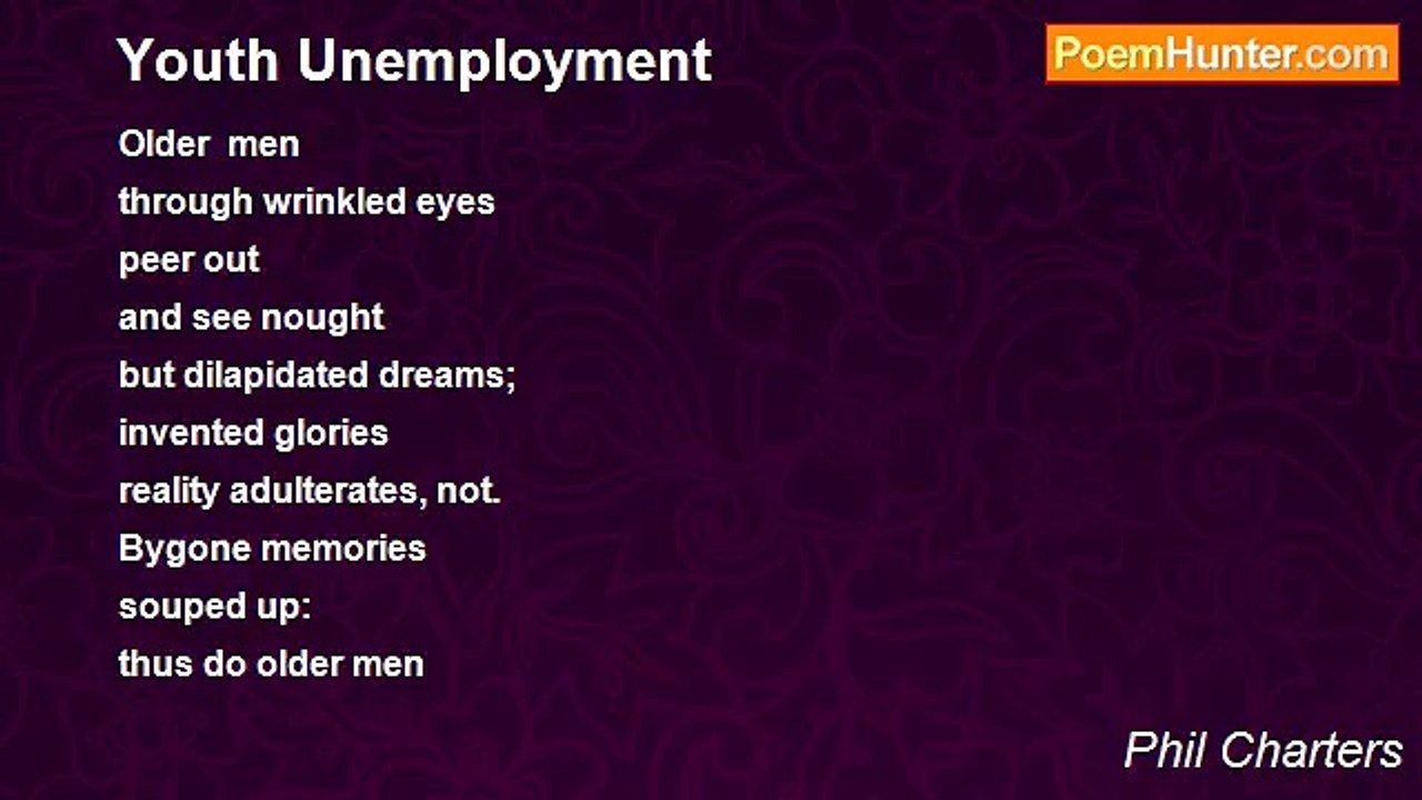 Phil Charters - Youth Unemployment