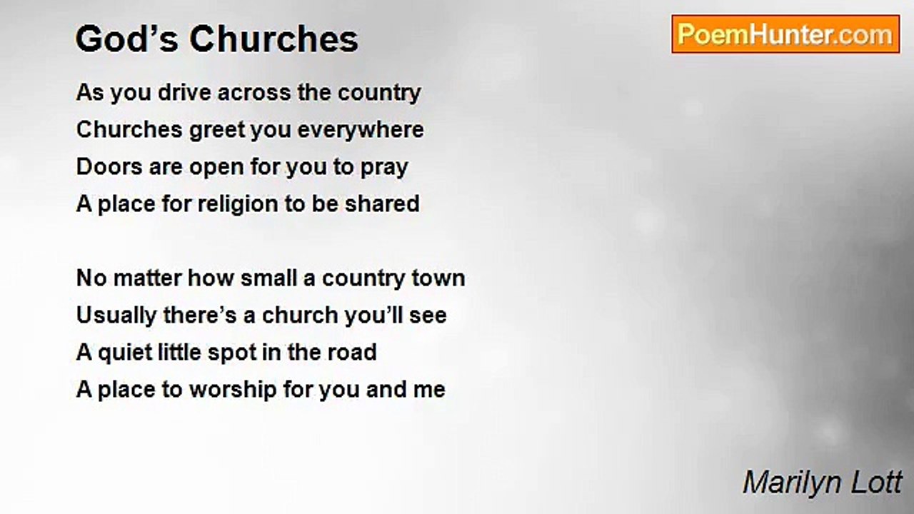 Marilyn Lott - God’s Churches