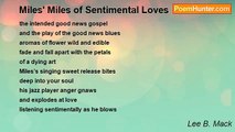 Lee B. Mack - Miles' Miles of Sentimental Loves