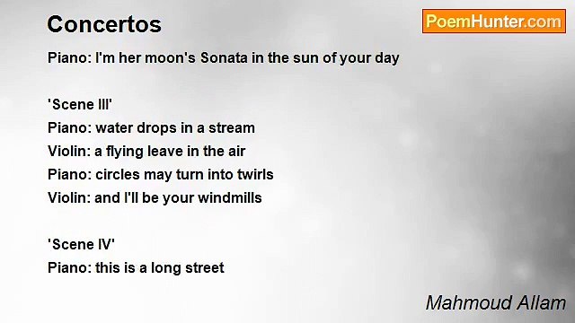 Mahmoud Allam - Concertos