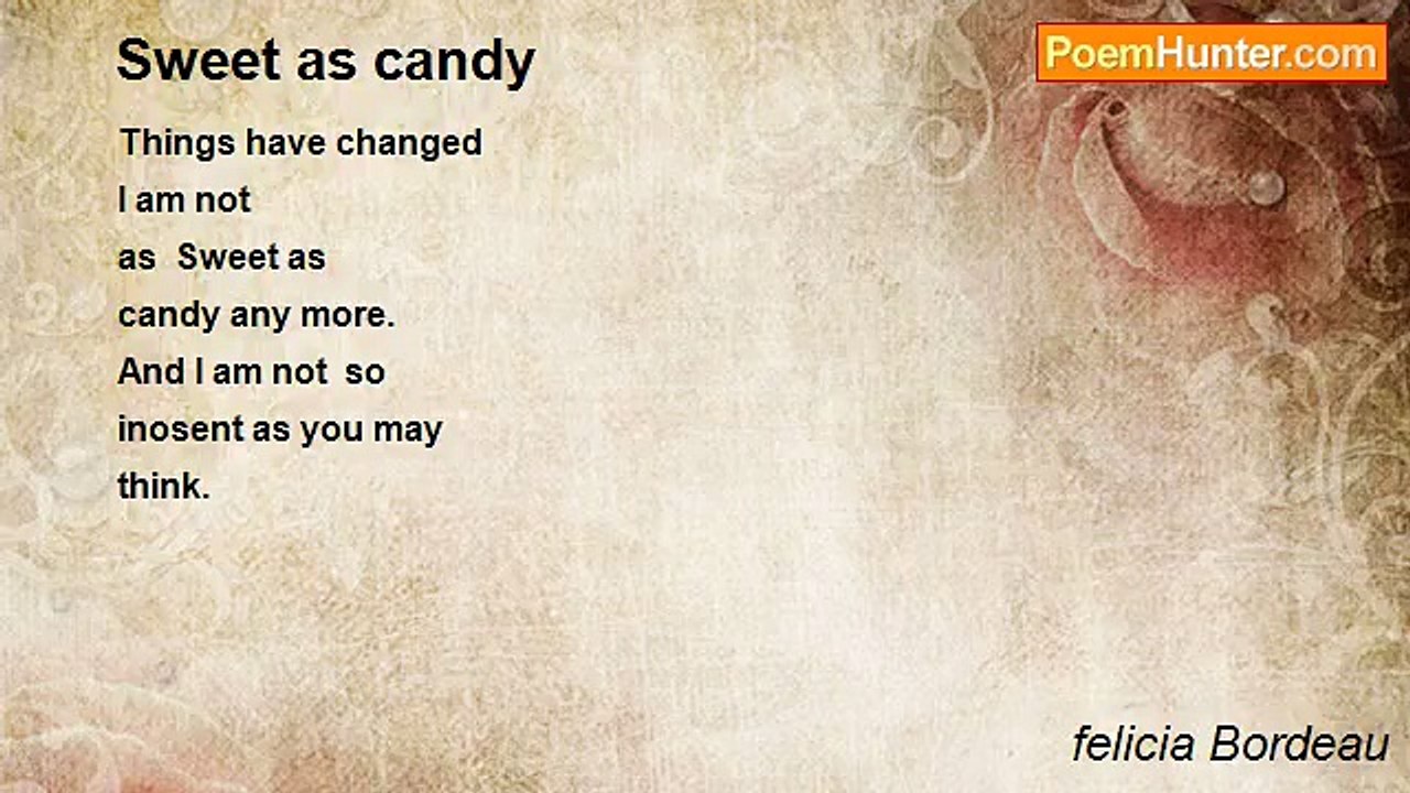 felicia Bordeau - Sweet as candy