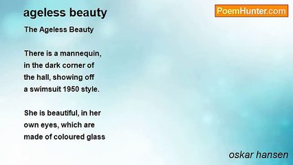 oskar hansen - ageless beauty
