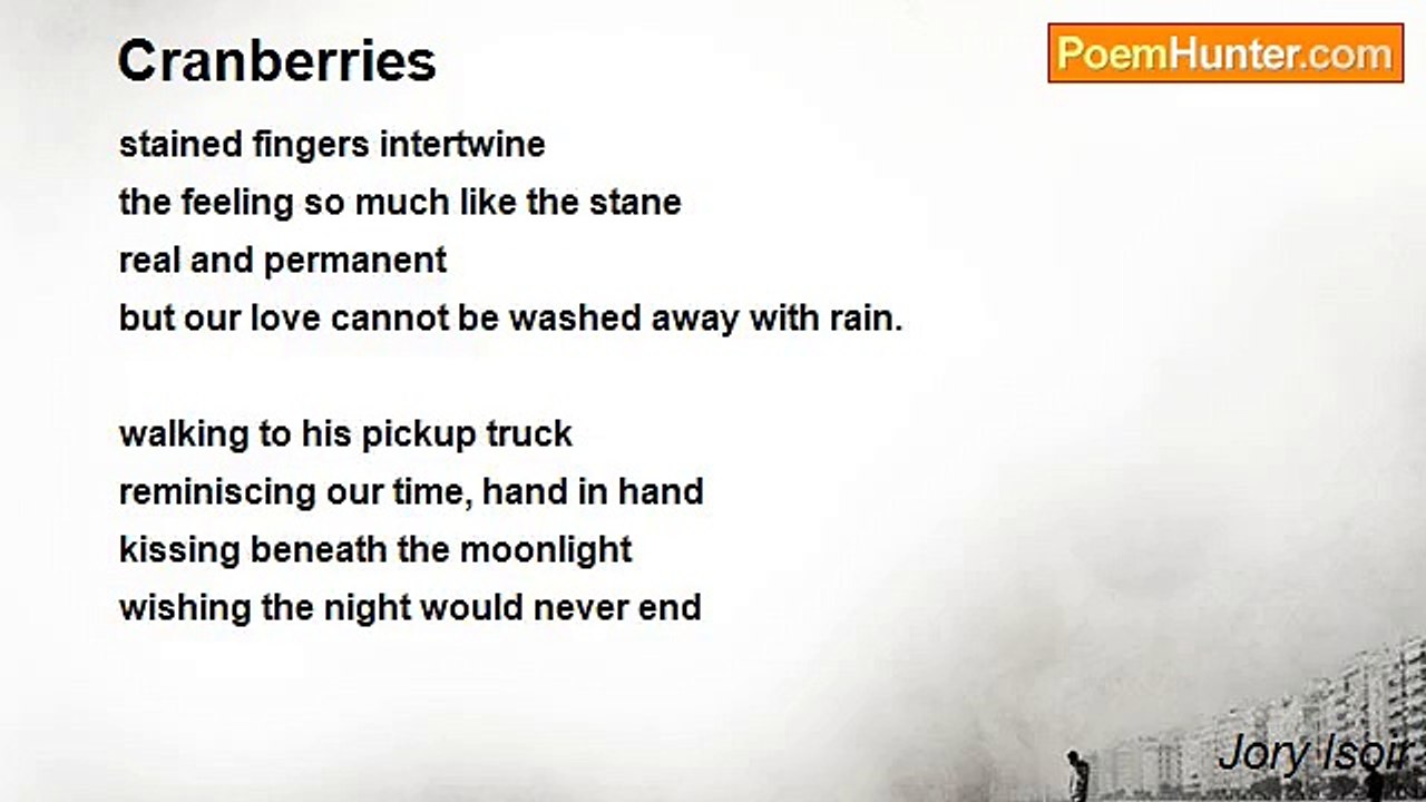 Jory lsoir - Cranberries