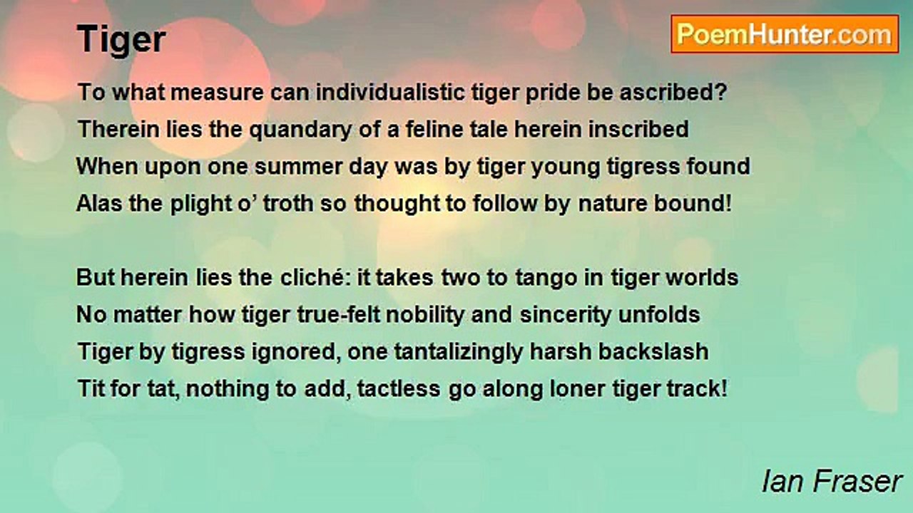 Ian Fraser - Tiger