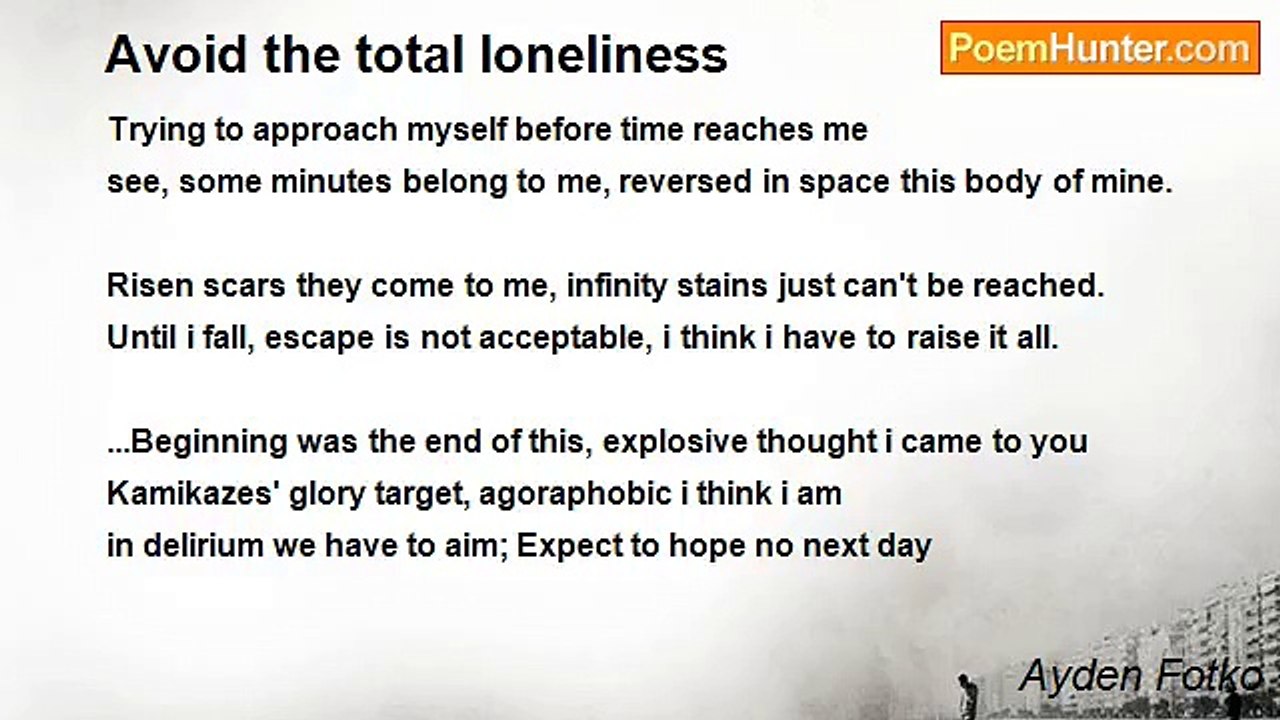 Ayden Fotko - Avoid the total loneliness