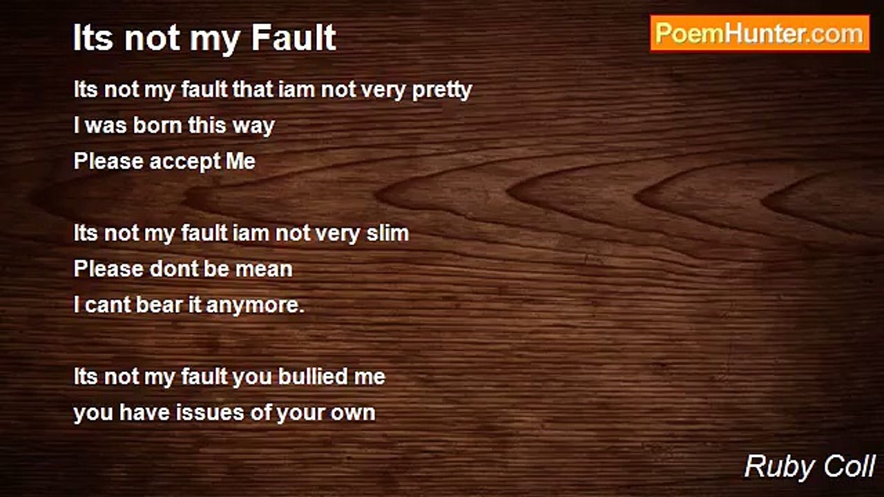 Ruby Coll - Its not my Fault