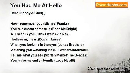 Cozima Constantine's Romantic Playlist: Classics & Dreamy Tunes 🎶