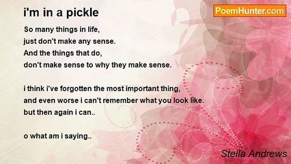 Stella Andrews - i'm in a pickle