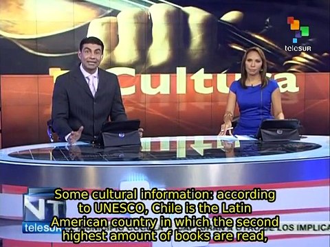 Independent publishers at the International Book Fair in Chile