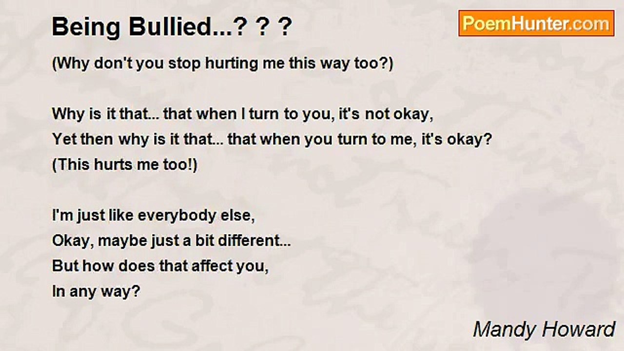Mandy Howard - Being Bullied...? ? ?