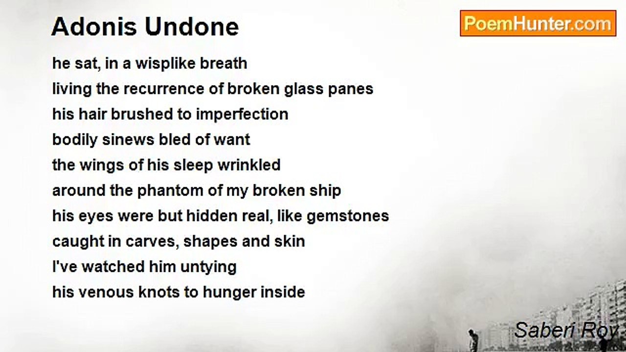 Saberi Roy - Adonis Undone