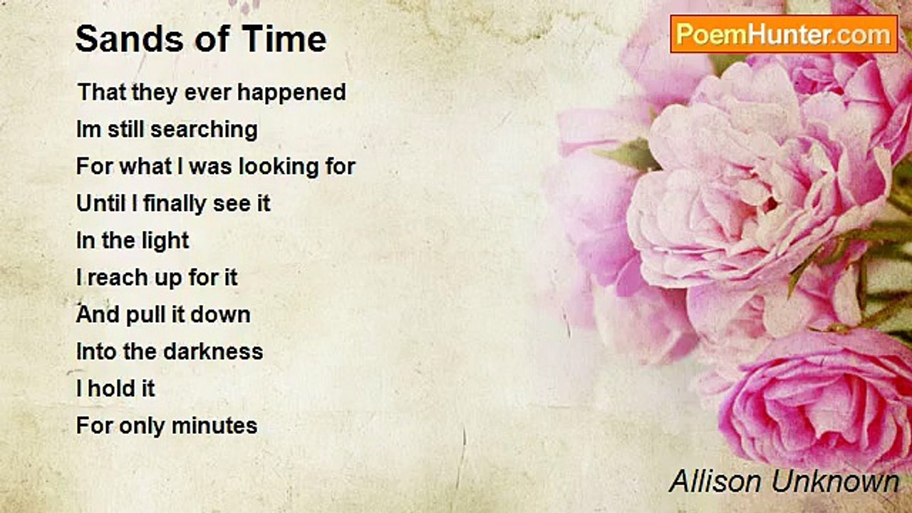Allison Unknown - Sands of Time