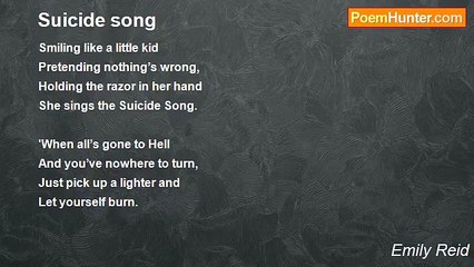 Emily Reid - Suicide song