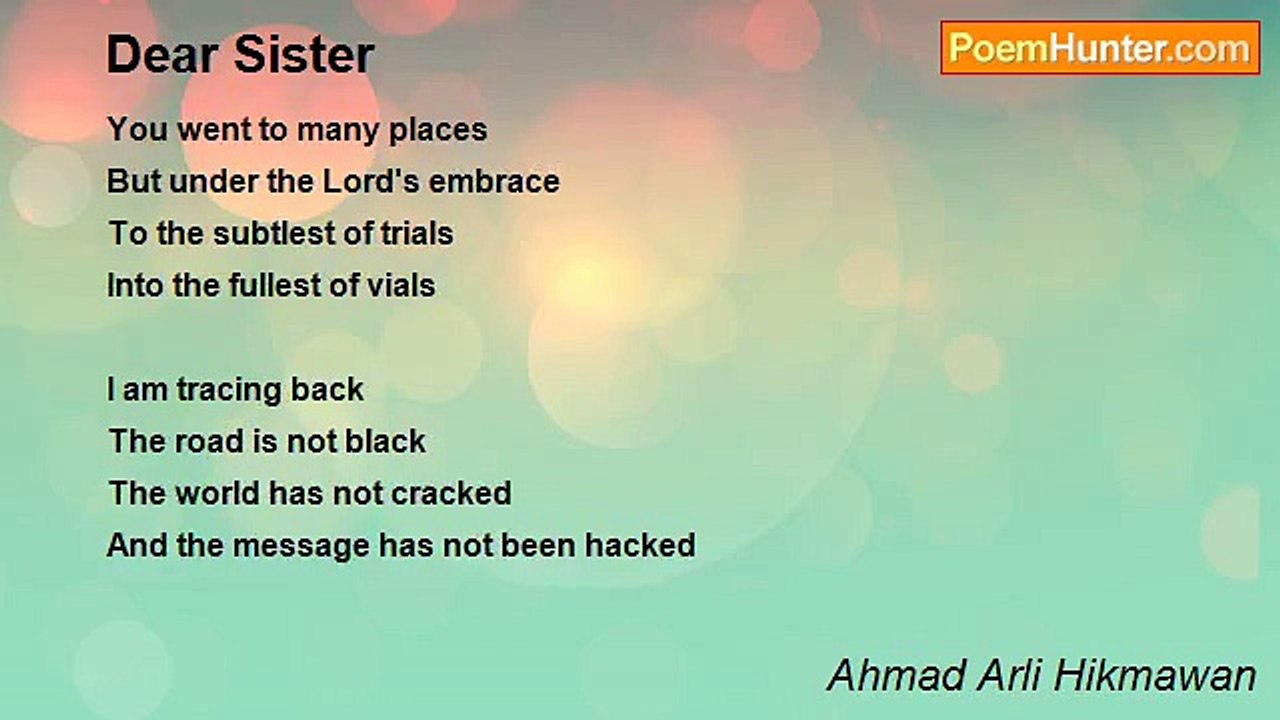 Ahmad Arli Hikmawan - Dear Sister
