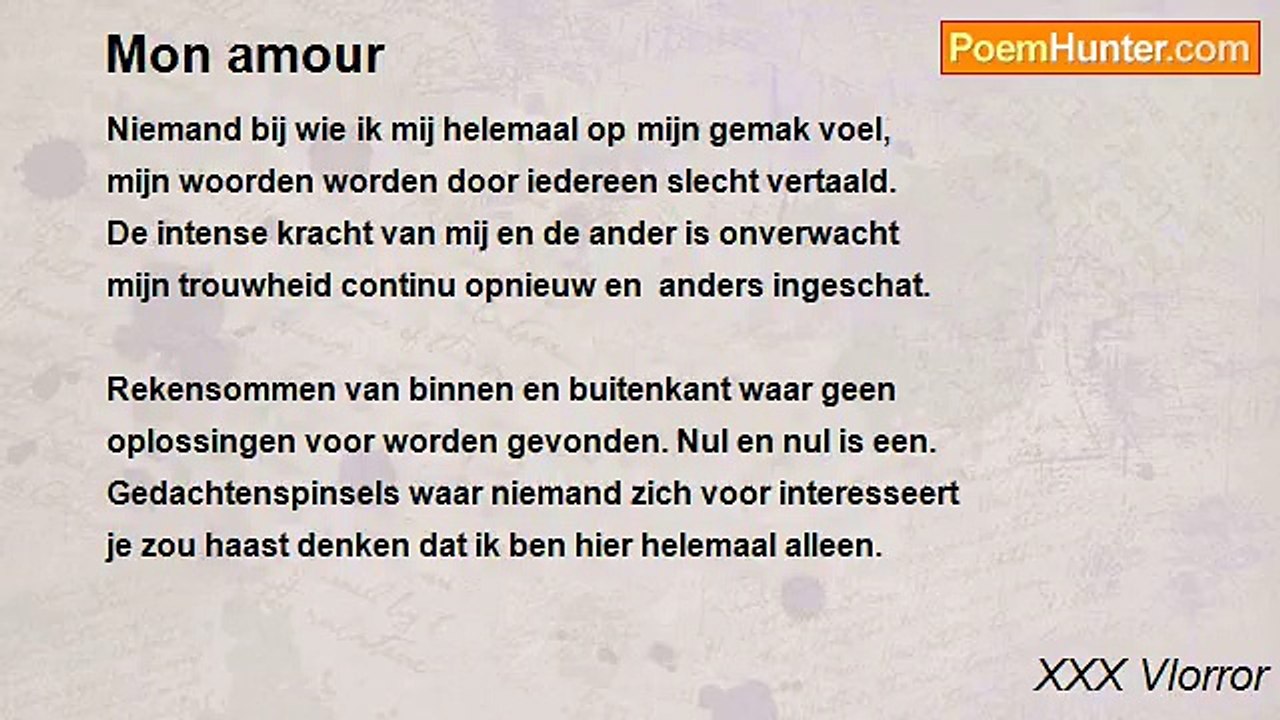 XXX Vlorror - Mon amour