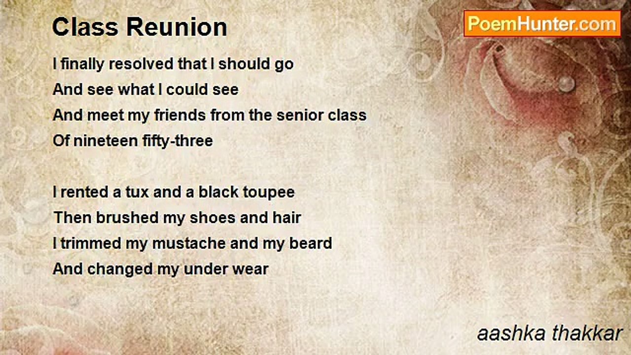 aashka thakkar - Class Reunion