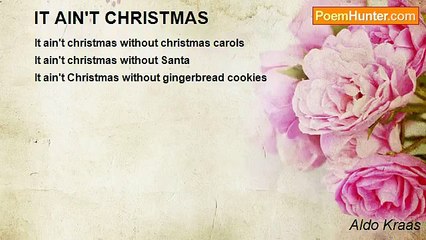 Aldo Kraas - IT AIN'T CHRISTMAS