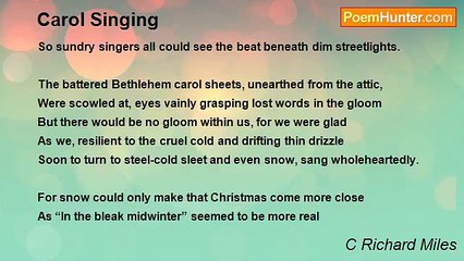 C Richard Miles - Carol Singing