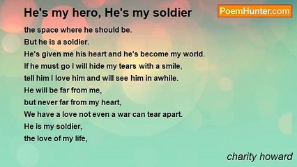 charity howard - He's my hero, He's my soldier