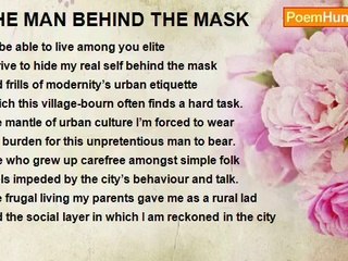 P K Joy - THE MAN BEHIND THE MASK