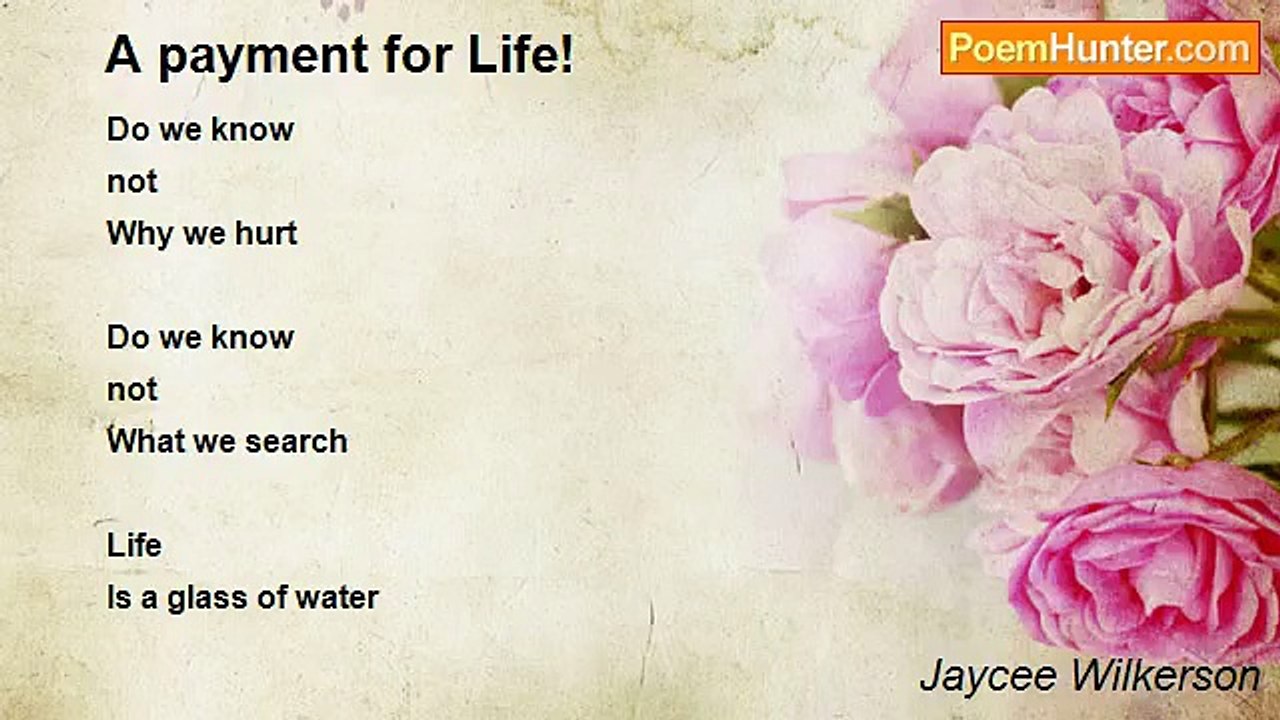 Jaycee Wilkerson - A payment for Life!