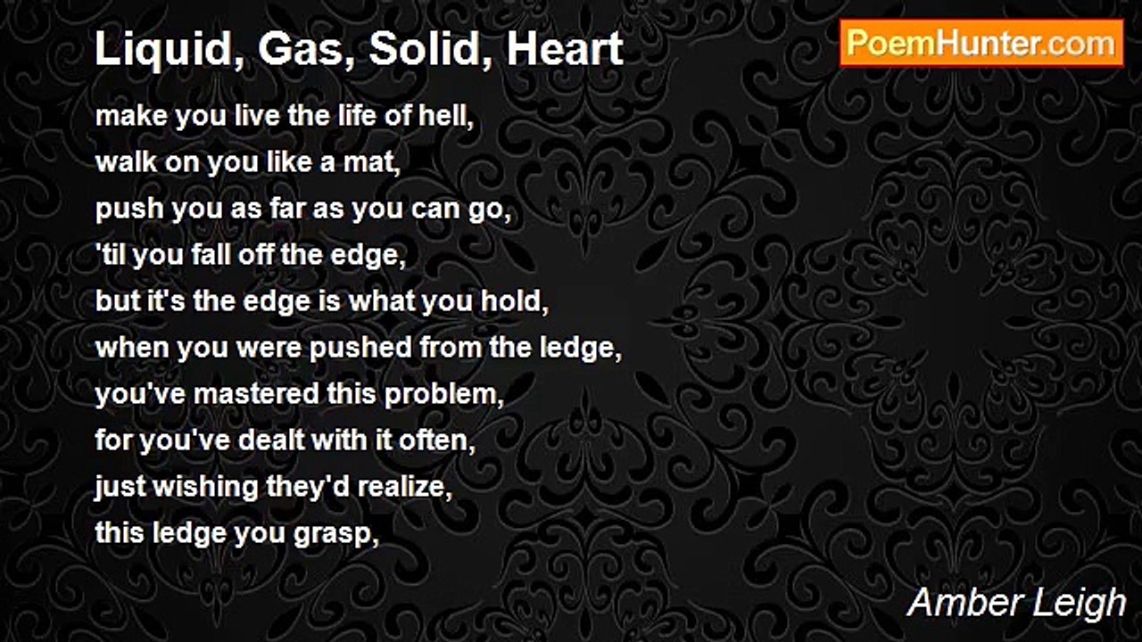 Amber Leigh - Liquid, Gas, Solid, Heart