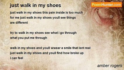 amber rogers - just walk in my shoes