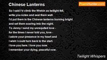 Twilight Whispers - Chinese Lanterns