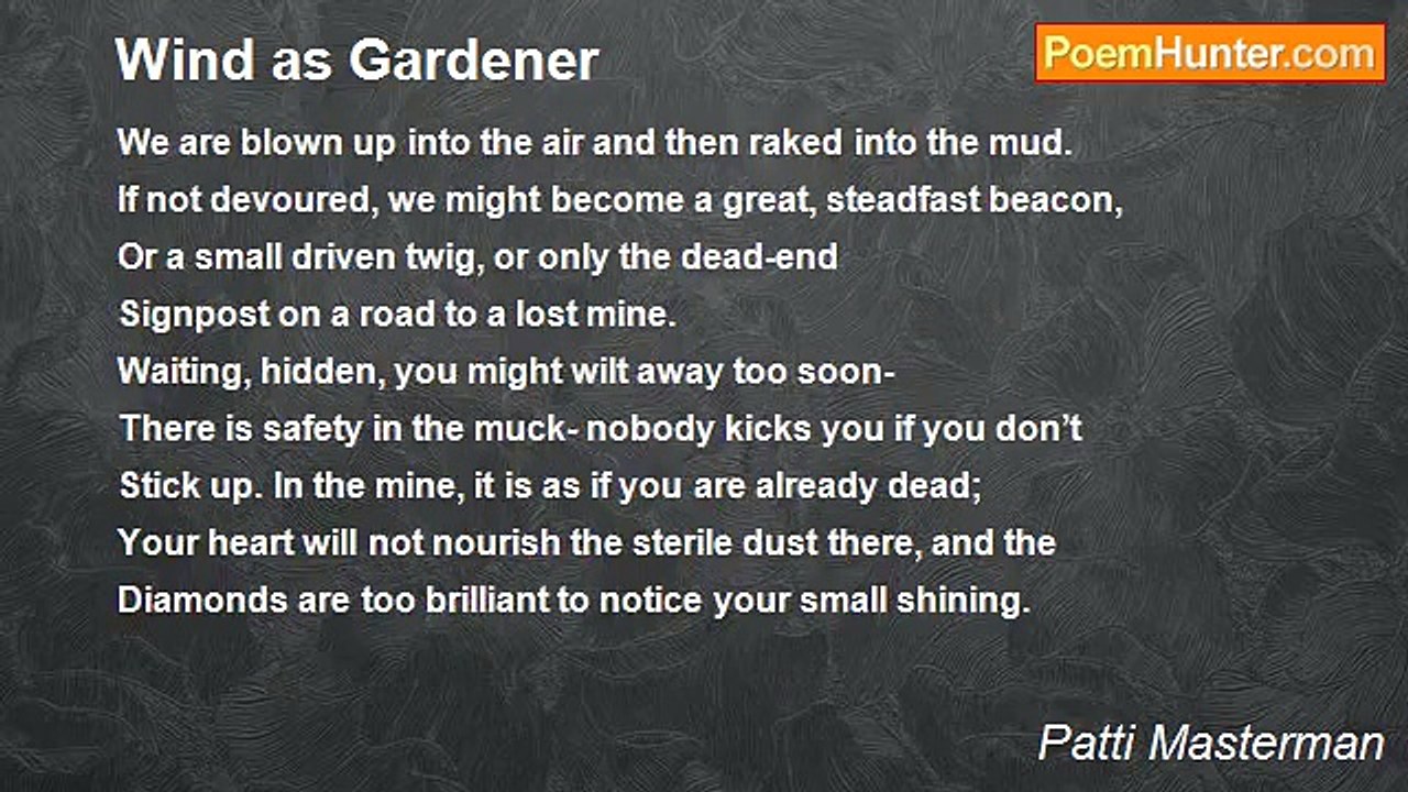 Patti Masterman - Wind as Gardener