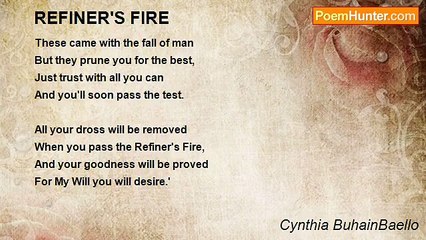 Cynthia BuhainBaello - REFINER'S FIRE