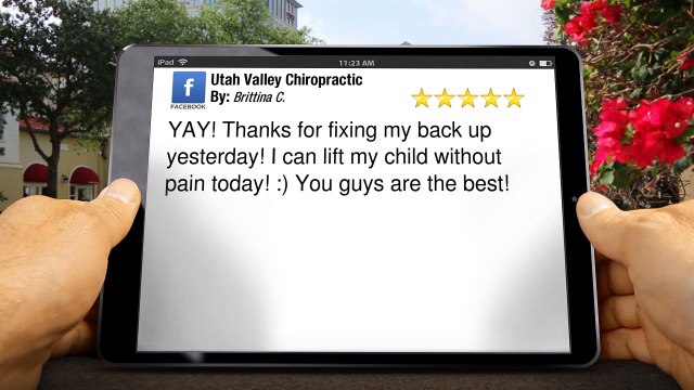 Utah Valley Chiropractic Remarkable Five Star Review by Brittina C.