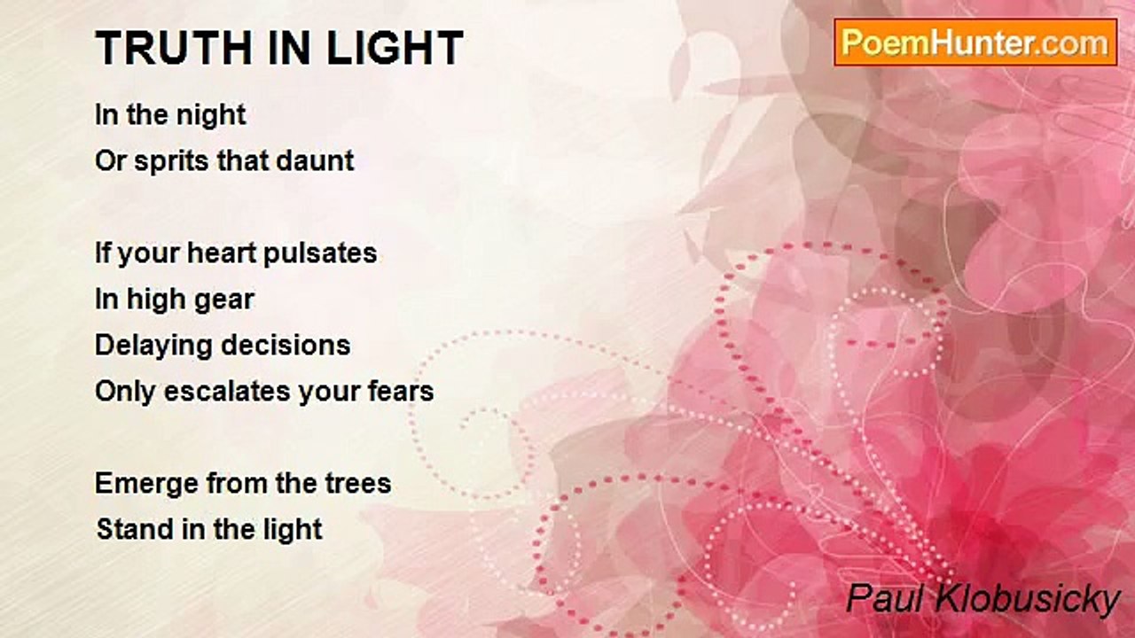 Paul Klobusicky - TRUTH IN LIGHT