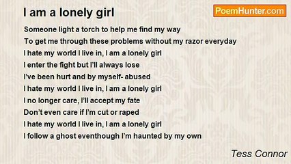 Tess Connor - I am a lonely girl