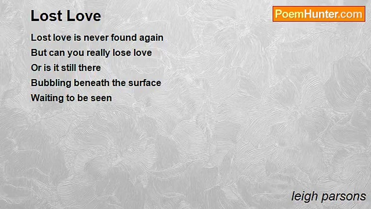 leigh parsons - Lost Love