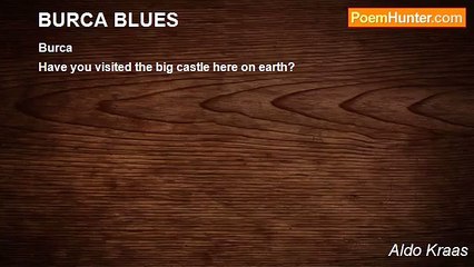 Aldo Kraas - BURCA BLUES
