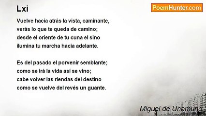 Miguel de Unamuno - Lxi