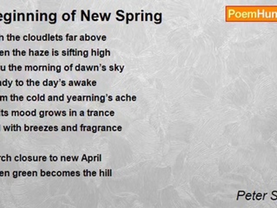 Peter S. Quinn - Beginning of New Spring