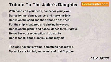 Leslie Alexis - Tribute To The Jailer's Daughter