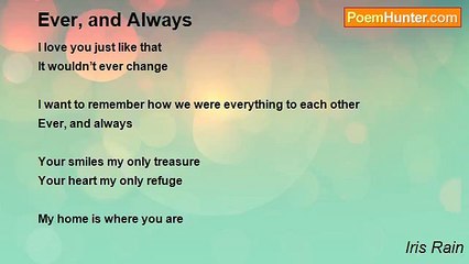 Iris Rain - Ever, and Always