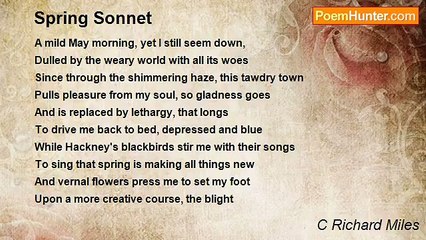 C Richard Miles - Spring Sonnet