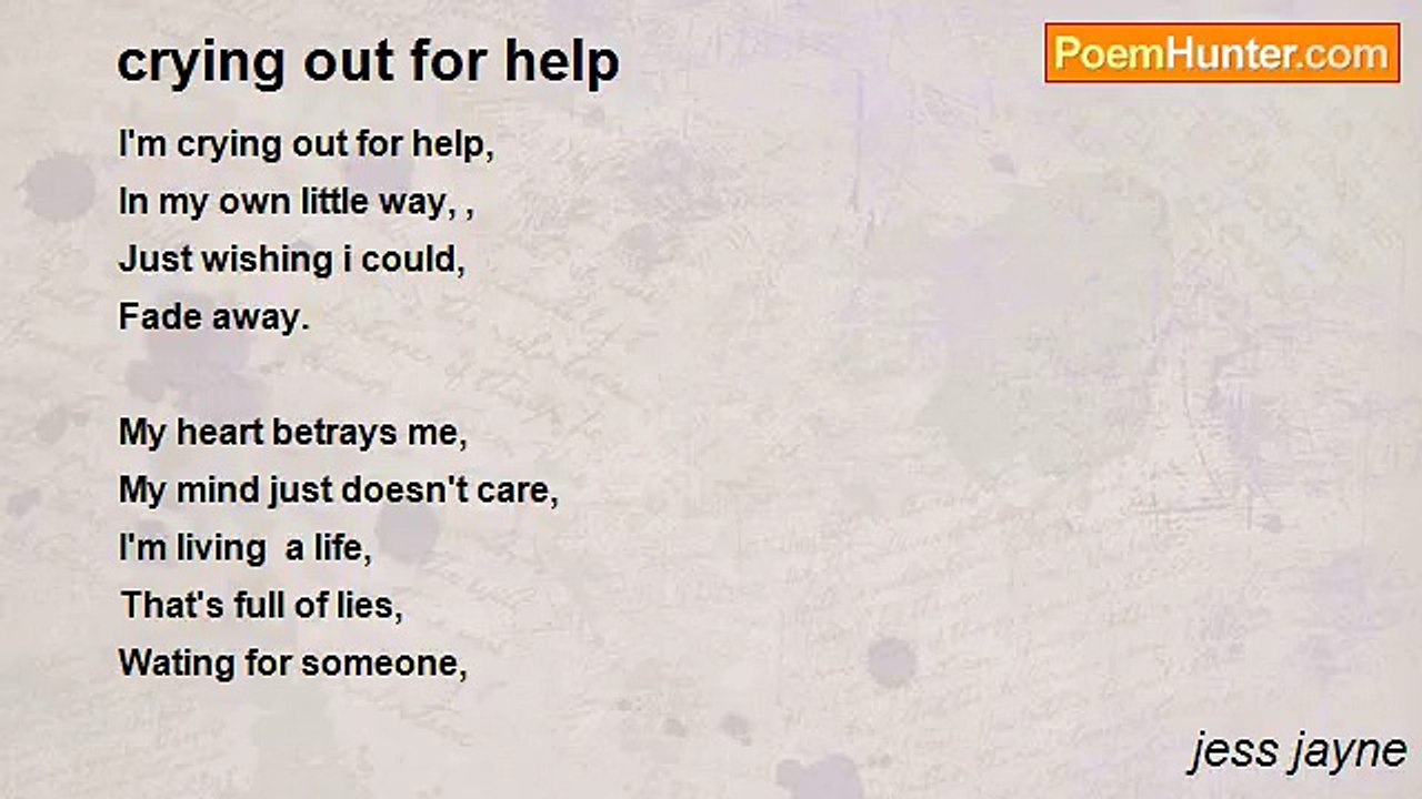 jess jayne - crying out for help