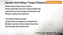 venny rose tangkilisan pelle - Apalah Arti Hidup Tanpa Cintamu