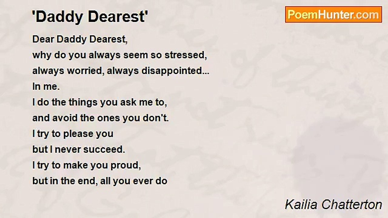 Kailia Chatterton - 'Daddy Dearest'