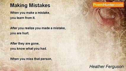 Heather Ferguson - Making Mistakes